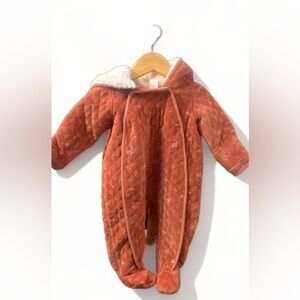 The Nordstrom baby bunting pink desert Dottie for baby girls NWT